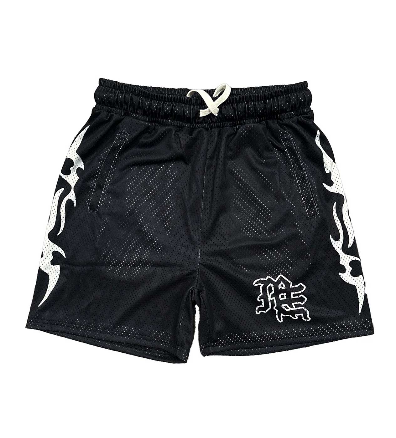 Mixed Emotion Lightning Shorts Black